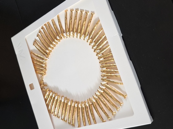 ZARA Fish Bib Necklace - Picture 5 of 16